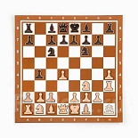 Шахматы демонстрационные магнитные, 40*40 см.