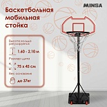 Стойка баскетбольная мобильная MINSA, детская