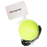 Мяч для большого тенниса с резинкой тренировочный